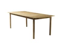 Billede af FDB Møbler M2 Sammen Havebord 90x220 cm - Massiv Teak/Natur  FORUDBESTIL: 2026
