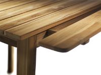 Billede af FDB Møbler M2 Sammen Havebord 90x220 cm - Massiv Teak/Natur  FORUDBESTIL: 2026