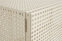 Billede af HAY Perforated Floor Cabinet Small 66,5x89 cm - Steel/Eggshell