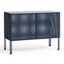 Billede af HAY Perforated Floor Cabinet Small 66,5x89 cm - Steel/Blue
