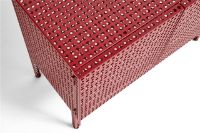 Billede af HAY Perforated Floor Cabinet Small 66,5x89 cm - Steel/Wine Red