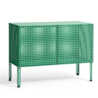 Billede af HAY Perforated Floor Cabinet Small 66,5x89 cm - Steel/Soft Jade 
