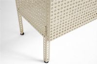 Billede af HAY Perforated Floor Cabinet Large 146,5x89 cm - Steel/Eggshell