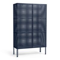 Billede af HAY Perforated Floor Cabinet Large 146,5x89 cm - Steel/Blue