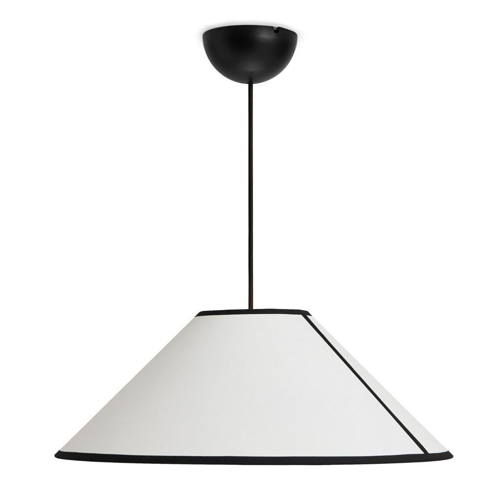 Billede af HAY Ava Cone Pendant 500 50x50 cm - Paper/White 