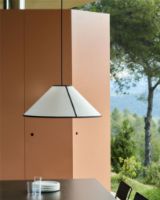 Billede af HAY Ava Cone Pendant 500 50x50 cm - Paper/White 