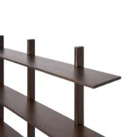 Billede af MUUBS Hylde Noir Natural XL 140x140cm - Mørkbejdset Eg