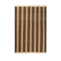 Billede af Ferm Living Ives Rug 140x200 cm - Tan/Chocolate