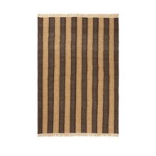 Billede af Ferm Living Ives Rug 140x200 cm - Tan/Chocolate