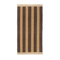 Billede af Ferm Living Ives Rug 80x140 cm - Tan/Chocolate
