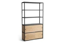 Billede af HAY New Order Combination 503 L: 100 cm - Steel/Charcoal