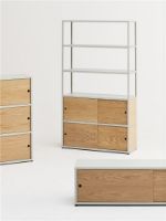 Billede af HAY New Order Combination 503 L: 100 cm - Steel/Light Grey