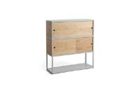 Billede af HAY New Order Combination 305 L: 100 cm - Steel/Light Grey