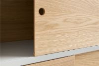 Billede af HAY New Order Combination 304 L: 100 cm - Steel/Light Grey