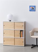 Billede af HAY New Order Combination 304 L: 100 cm - Steel/Light Grey