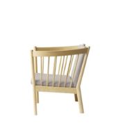 Billede af FDB Møbler Erik Ole Jørgensen J146 Lænestol H: 79,5 cm - Eg/Lysegrå