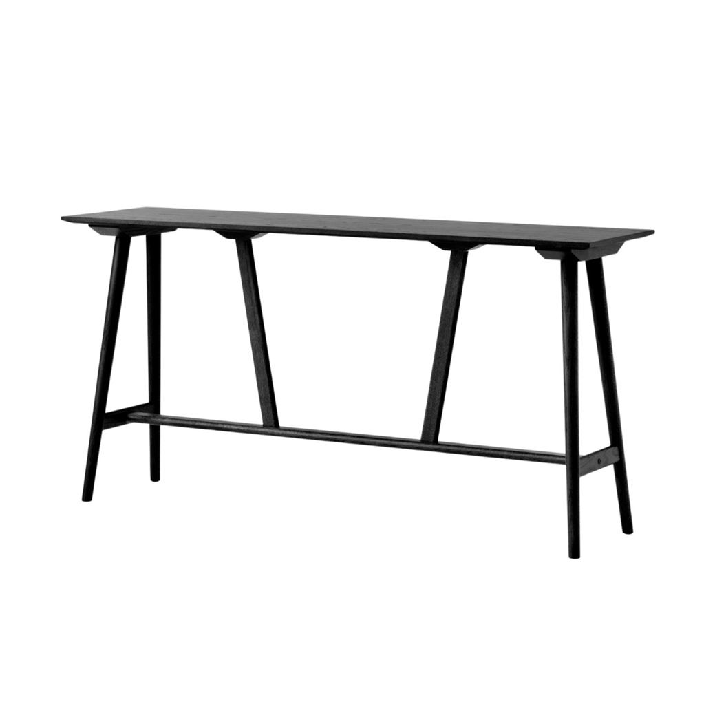 Billede af &Tradition In Between SK25 Counter Table 190x50 cm - Black Lacquered Oak