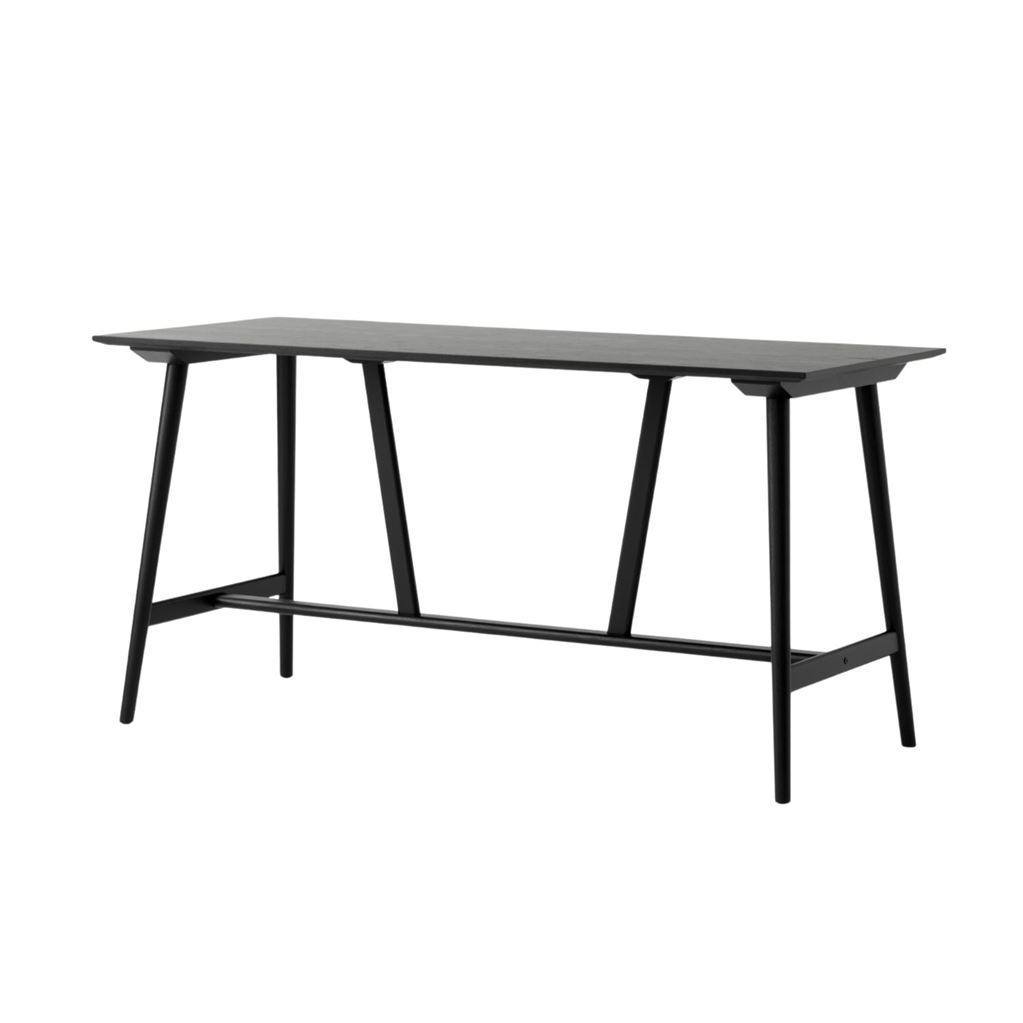 Billede af &Tradition In Between SK26 Counter Table 190x80 cm - Black Lacquered Oak