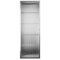 Billede af Ferm Living Haze Wall Cabinet 35x100 cm - Rustfrit Stål/Glas