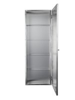 Billede af Ferm Living Haze Wall Cabinet 35x100 cm - Rustfrit Stål/Glas