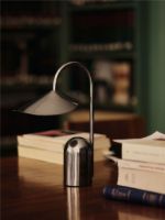 Billede af Ferm Living Arum Portable Lamp H: 30 cm - Stainless Steel