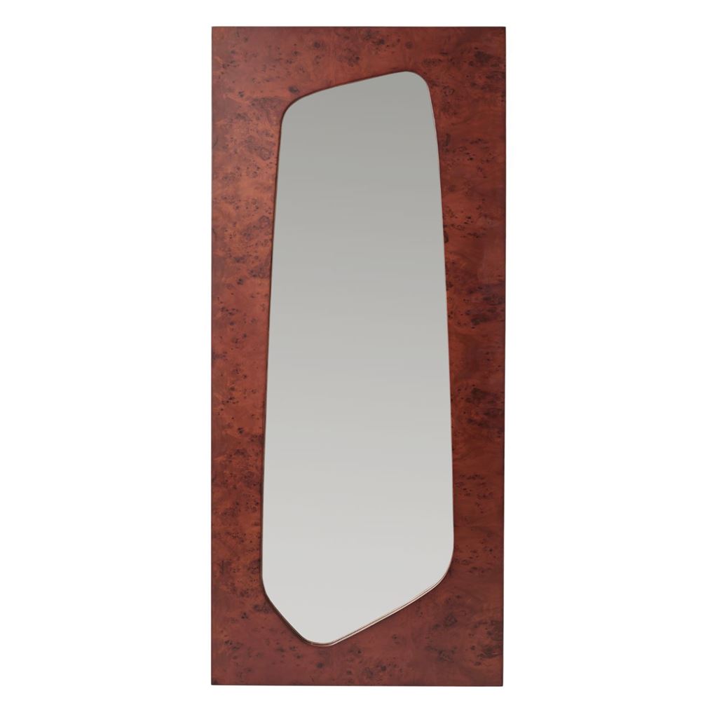 Billede af Ferm Living Folia Mirror H: 135 cm -Dark Stained Burl