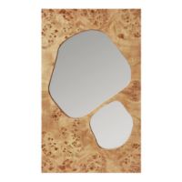 Billede af Ferm Living Folia Mirror H: 82 cm - Natural Burl