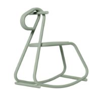 Billede af Ferm Living Lussi Rocking Horse H: 53 cm - Powder Coated Steel/Tea Green 