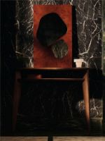 Billede af Ferm Living Folia Mirror H: 82 cm - Dark Stained Burl