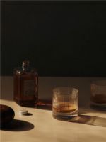 Billede af Ferm Living Ripple Tumbler Glasses 25 cl Set of 2 - Glass/Clear