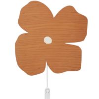 Billede af Ferm Living Poesie Lamp B: 37 cm - Eg/Brun Ler