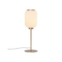 Billede af Nordlux Milford Bordlampe H: 47,5 cm - Opal Hvid Glas/Messing OUTLET