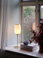 Billede af Nordlux Milford Bordlampe H: 47,5 cm - Opal Hvid Glas/Messing OUTLET