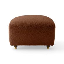 Billede af Audo Copenhagen Den Trætte Mand Fodskammel H: 36 cm - Dark Stained Oak/Baena 95