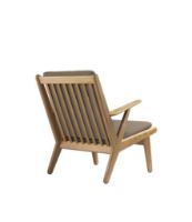 Billede af FDB Møbler J53 Lænestol H:77,6 cm - Olieret Eg/61230 Taupe