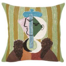 Billede af Poulin Design Picasso Pude 45x45 cm - Femme Au Béret Et Col En Fourrure (1937)