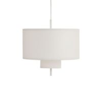 Billede af New Works Margin Pendant Lamp Ø: 50 cm - Hvid/Canvas