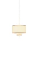 Billede af New Works Margin Pendant Lamp Ø: 50 cm - Hvid/Canvas