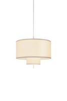 Billede af New Works Margin Pendant Lamp Ø: 70 cm - Hvid/Canvas