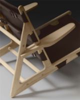 Billede af Fredericia Furniture 2229 Børge Mogensen Limited Edition Jagtstolen 75-Års Jubilæum - Olieret Ask/Mørkebrun Læder