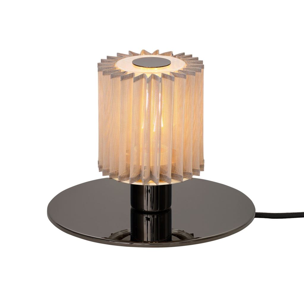 Billede af DCW Editions In The Sun 220 Bordlampe Ø: 22 cm - Black/Mesh Silver 