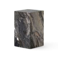 Billede af Audo Copenhagen Plinth Tall H: 51 cm - Grey Galaxy Marble