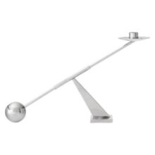 Billede af Audo Copenhagen Interconnect Candleholder Small H: 25,5 cm - Stainless Steel 