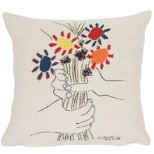 Billede af Poulin Design Picasso Pude 45x45 cm - Fleurs Et Mains