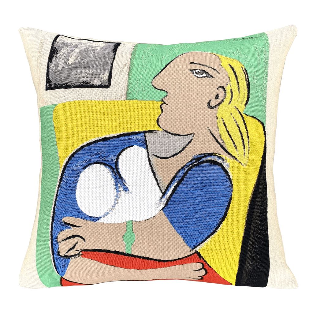 Billede af Poulin Design Picasso Pude 45x45 cm - Faune Jaune Et Bleu Jouant De La Diaule (1946)