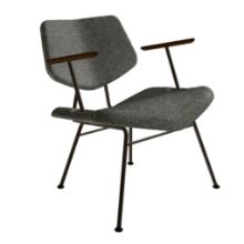 Billede af Vermund Larsen VL135 Cosy Loungestol m. Armlæn 90-års Jubilæum - Eg/Dotty 22130-44