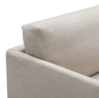 Billede af Wendelbo Maho 3 Seater Modul 37 L: 260 cm - Sortlakeret Stål/Roco Col. 16