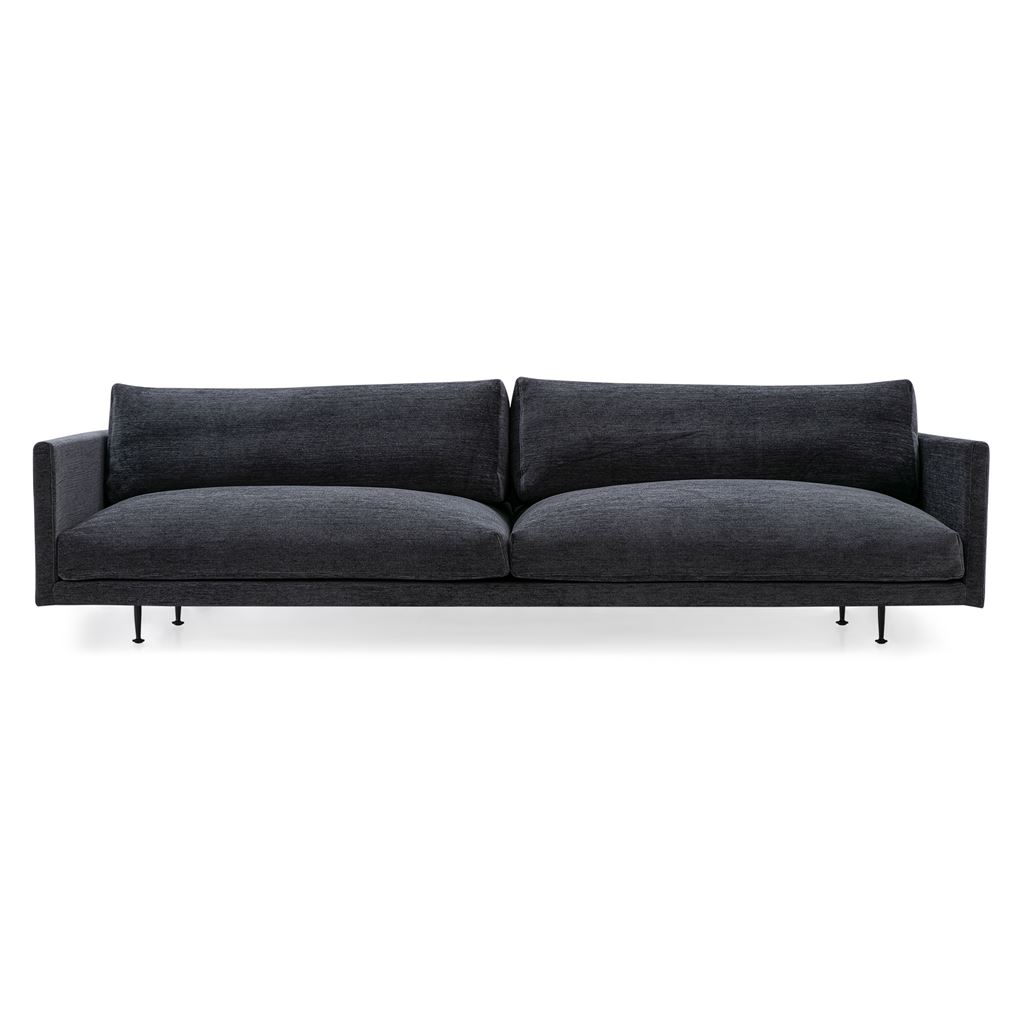 Billede af Wendelbo Maho 3 Seater Modul 37 L: 260 cm - Sortlakereet Stål/Roco Col. 18