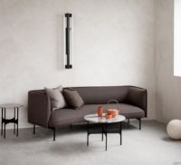 Billede af Wendelbo Floema Medium Sofabord Ø: 60 cm - Grå Marmor