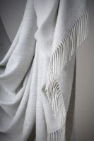 Billede af Silkeborg Uldspinderi Panama Plaid 130x200cm - Grey Sand